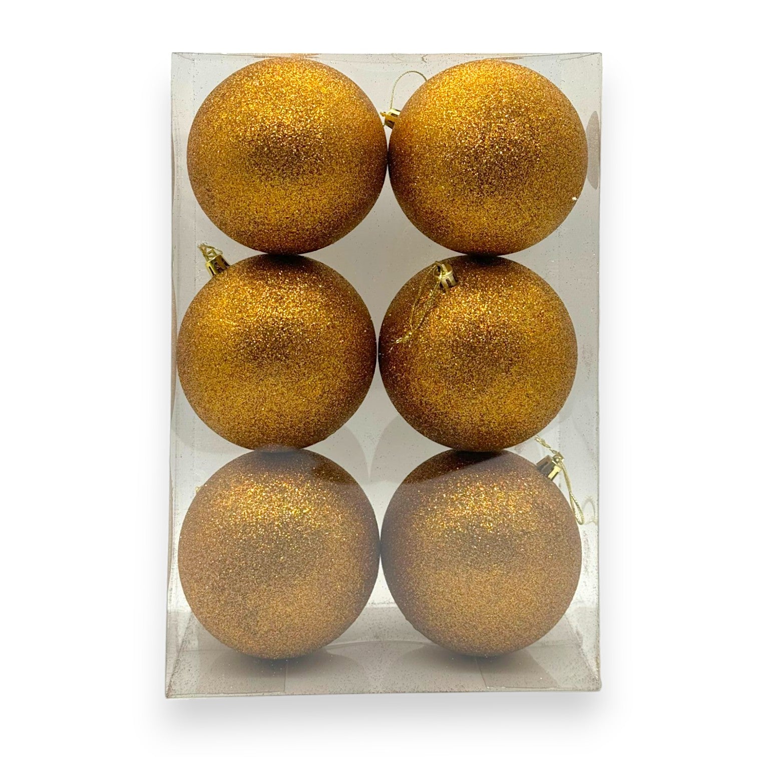 GLITTER  BALL 100MM 6PC/BX