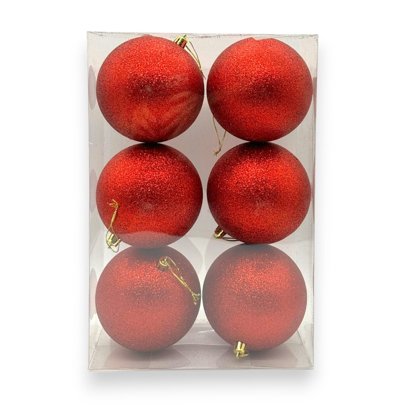 GLITTER  BALL 100MM 6PC/BX