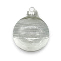 XMS BALL CLEAR WITH GLITTER