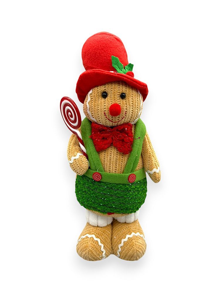 GINGERBREAD PLUSH 13.5"