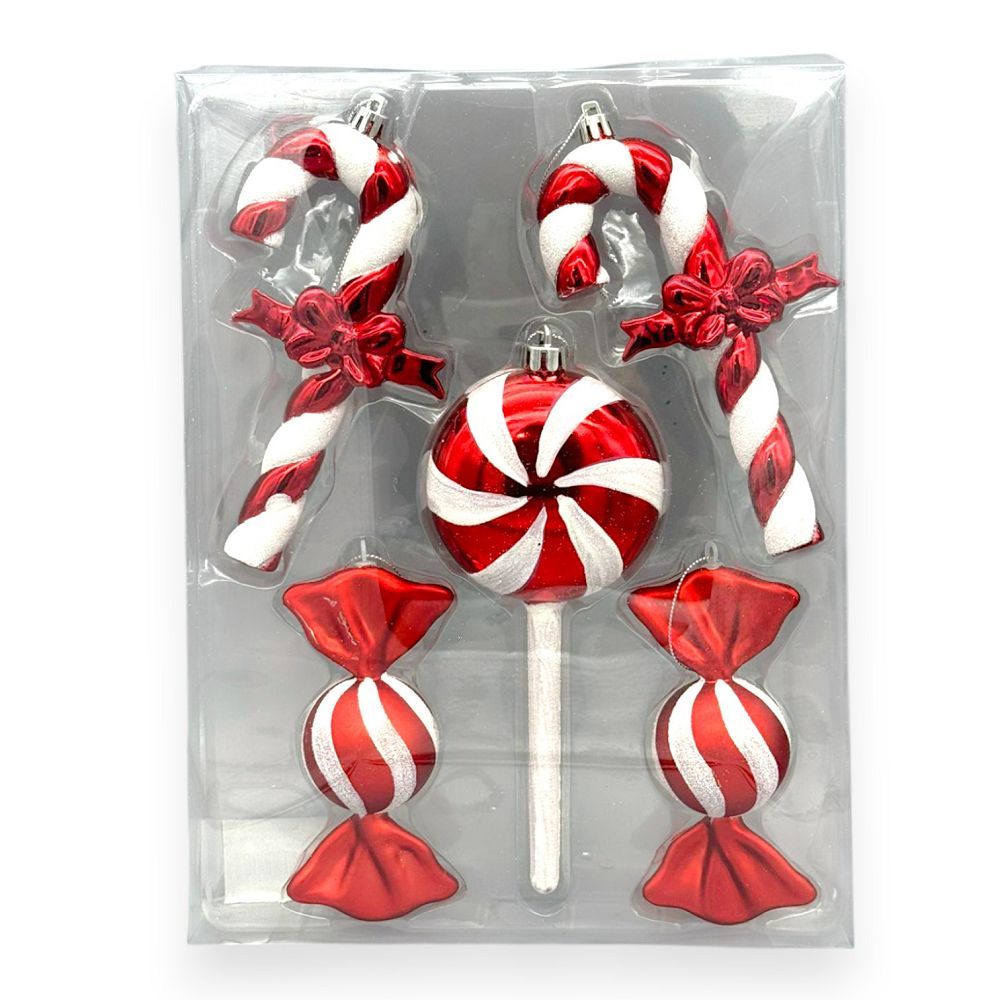 Candy Cane & Lollipop Set 5PC/Box