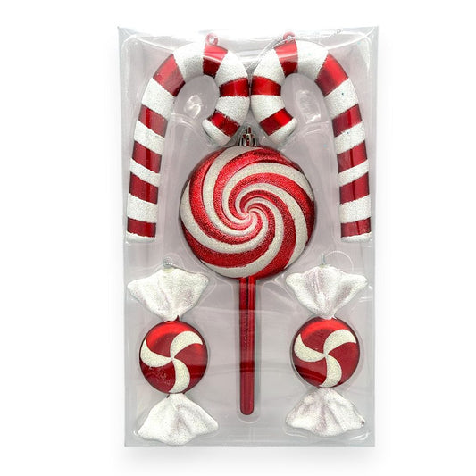 Candy Cane & Peppermint Set 5PC/Box