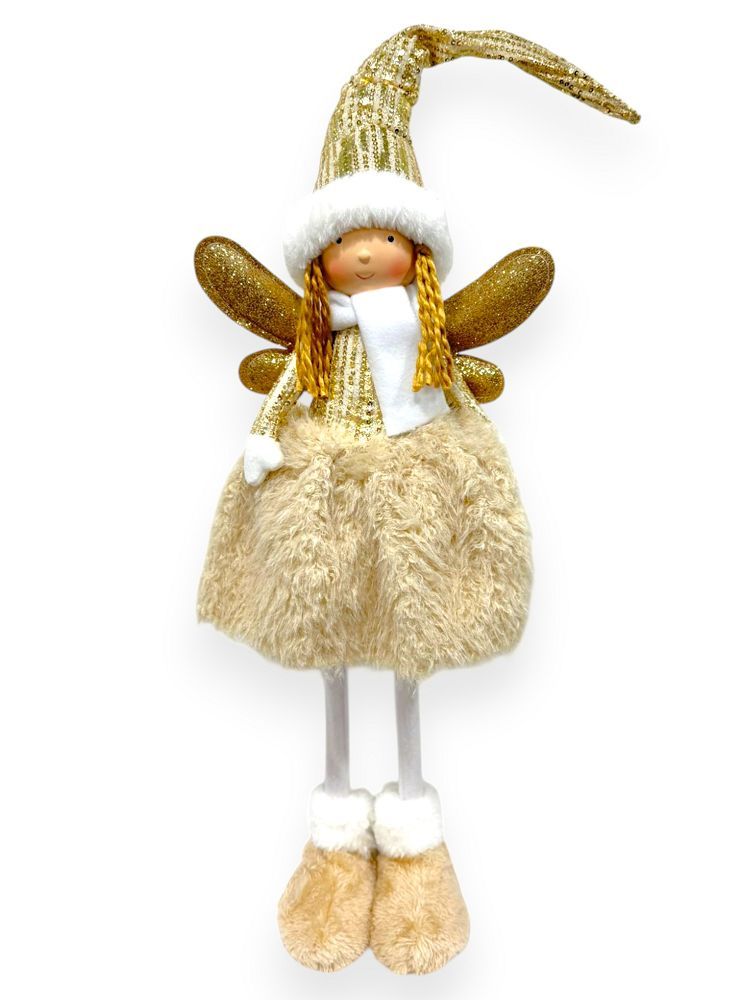 Angel Dolls with Glitter Wings 20"