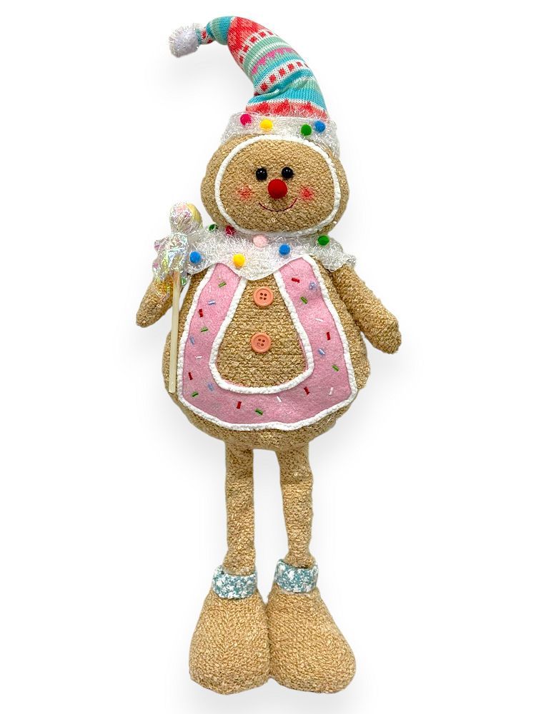 Gingerbread Plush Donut Outfit 21"