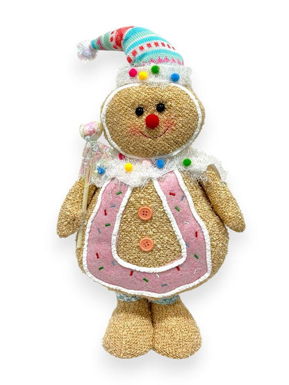 Gingerbread Plush Donut Outfit 14"