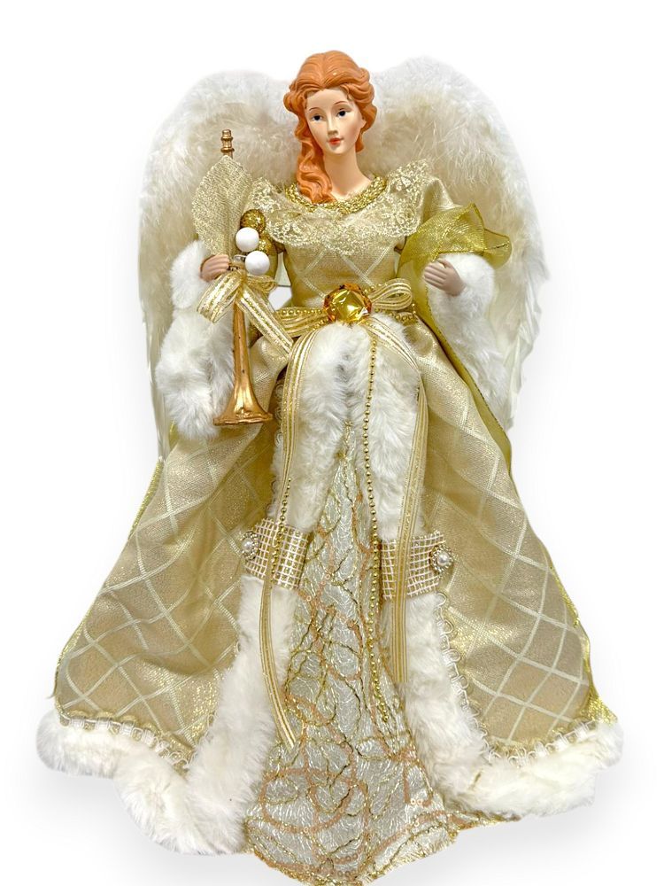 Elegant Angel with Trumpet 16"