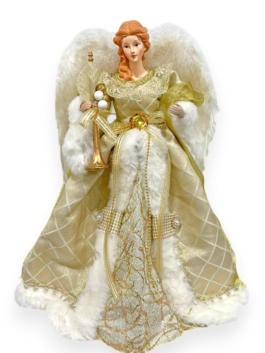 Elegant Angel with Trumpet 16"