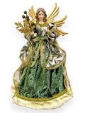 Emerald Green Angel Tree Topper 16"