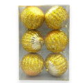 Luxury Sequin Orn Set 6pcs 4"