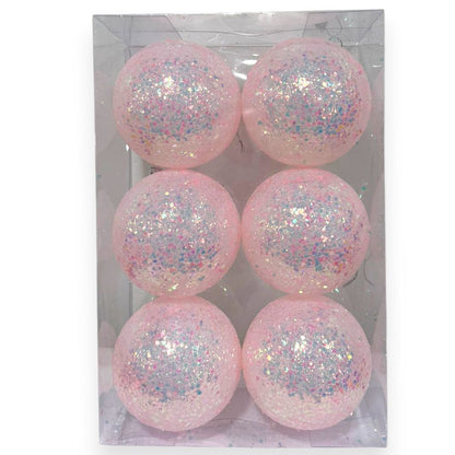 Iridescent Glitter Ornament 4"