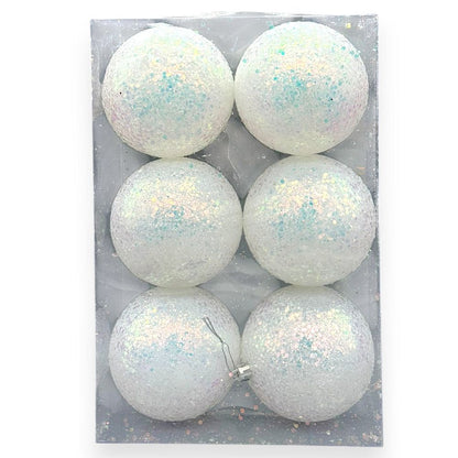 Iridescent Glitter Ornament 4"