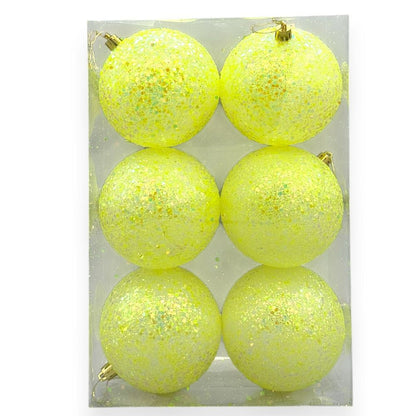 Iridescent Glitter Ornament 4"