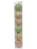Pastel Swirl Ornament 4"