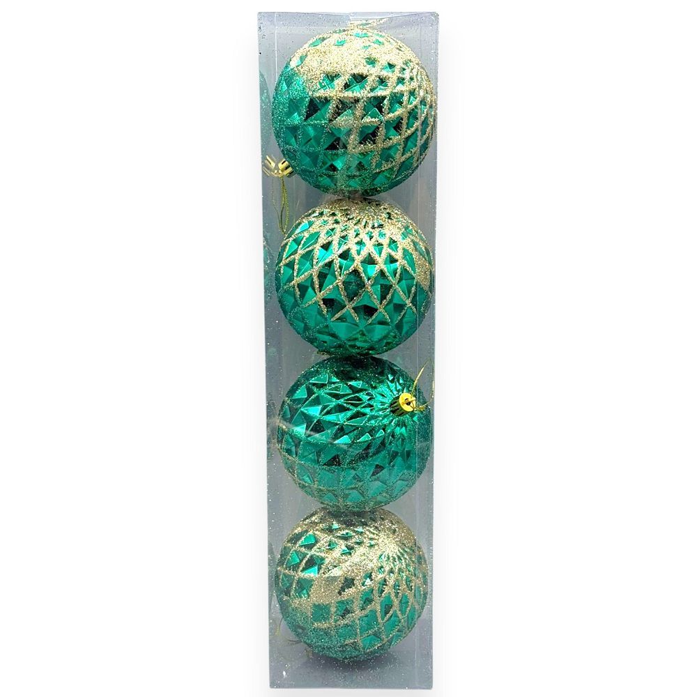 Emerald Diamond Orn 4"