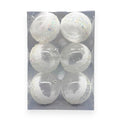 Frosted Clear Ornament 4"
