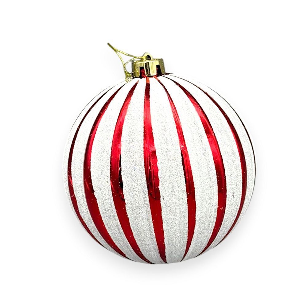 Red & White Candy Stripe 1pc