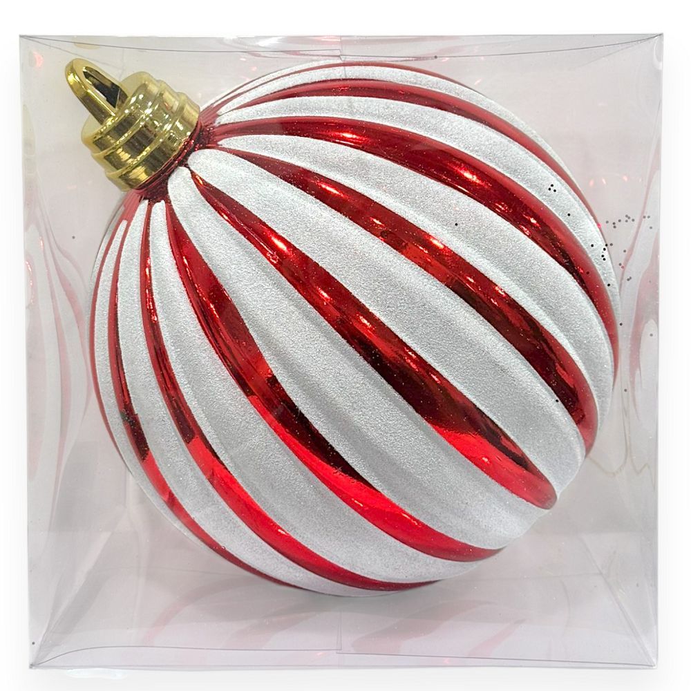 Red & White Candy Stripe 1pc