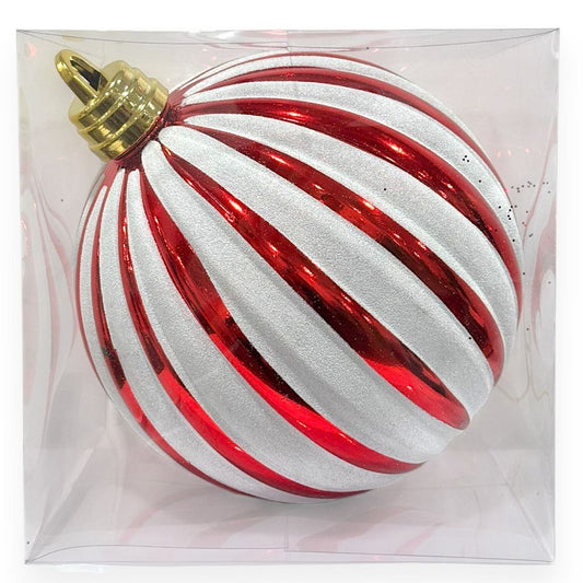 Red & White Candy Stripe 1pc