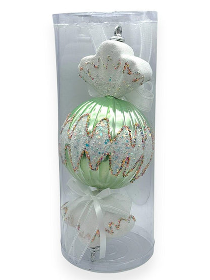 Candy Ornament with Bow 10"