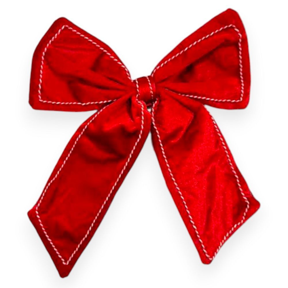 Peppermint Velvet  Bow 10"x13"