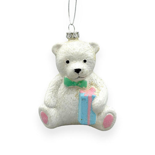 Pastel Teddy Bear Orn 4"