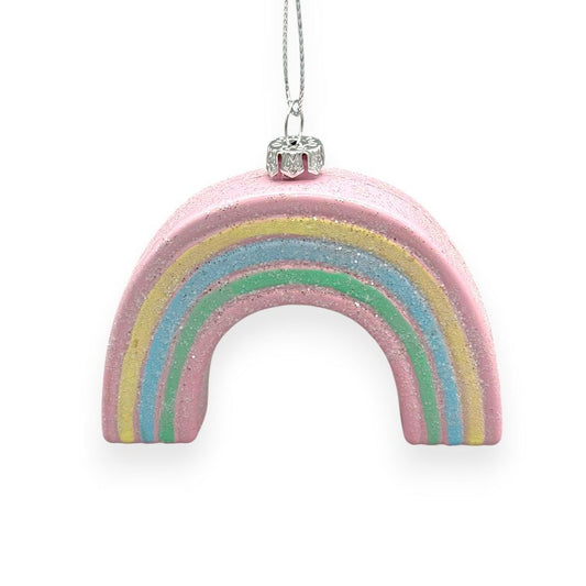 Pastel Rainbow Ornament 4"