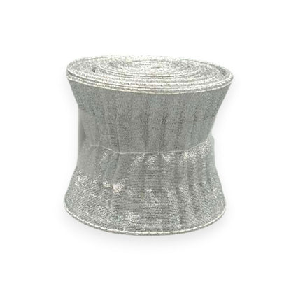 Pleated Metallic Ribbon 3YDS