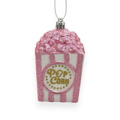 Glitter Popcorn Orn 4"