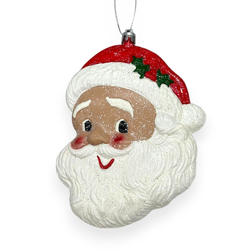 Santa Face Orn 5"