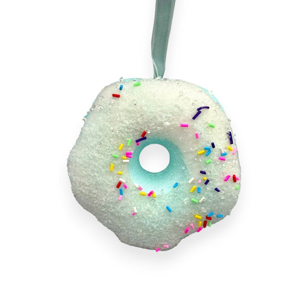 Donut Christmas Ornament 4"