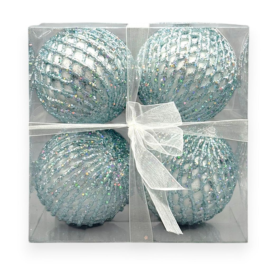 Luxury Glitter Mesh Ball 4"