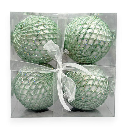 Luxury Glitter Mesh Ball 4"