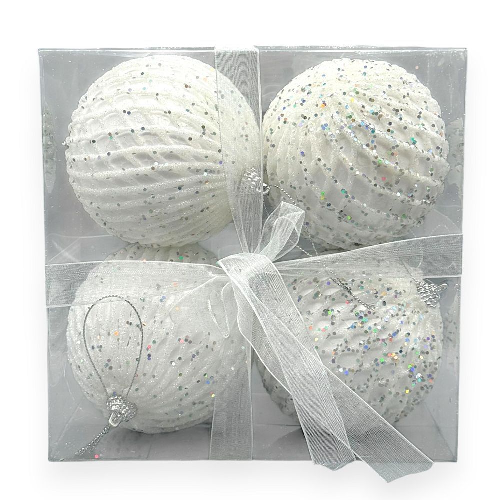 Luxury Glitter Mesh Ball 4"