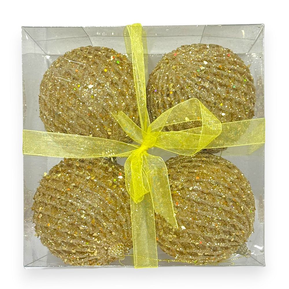 Deluxe Chunky Glitter Ball 4"