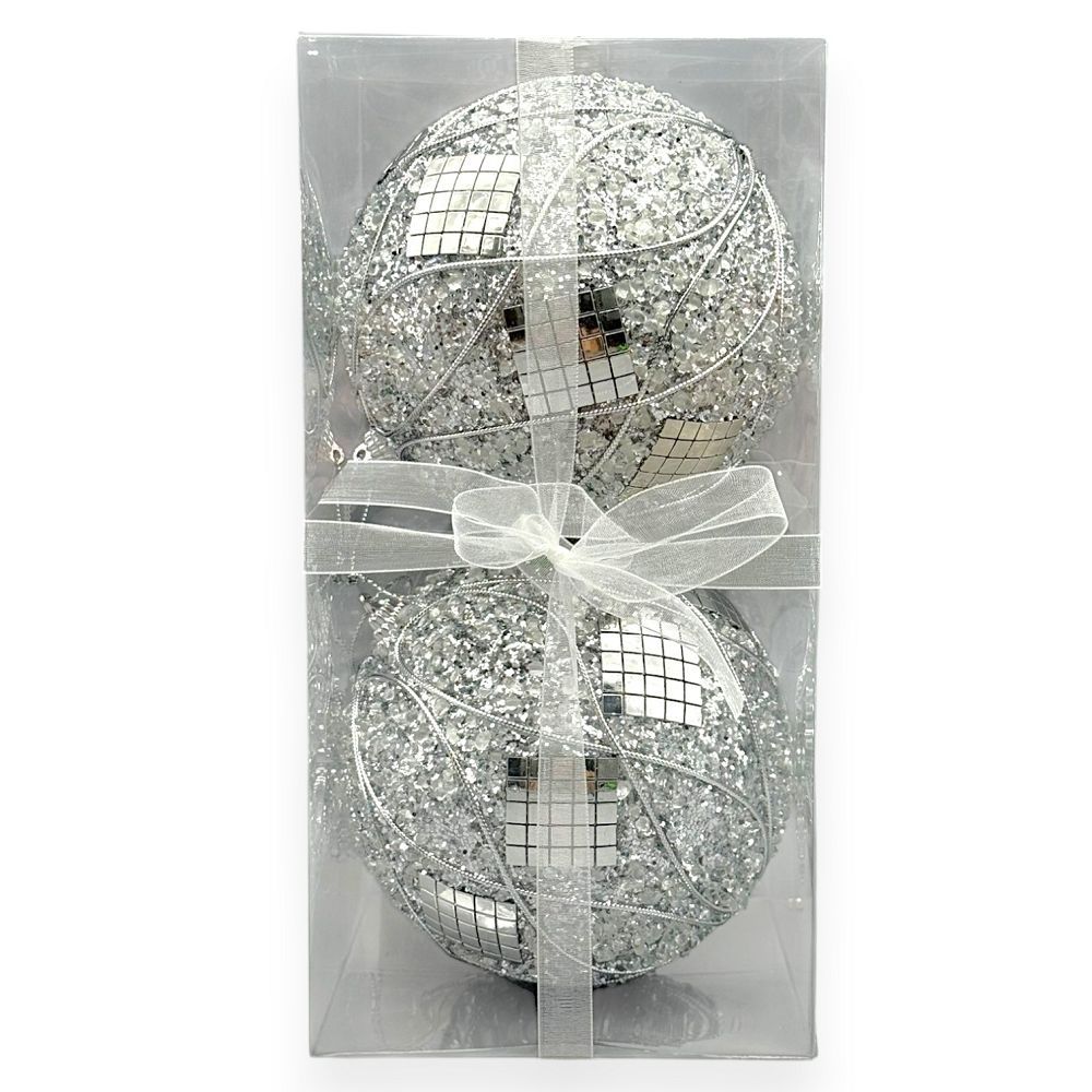 Mirror Mosaic Swirl Christmas 5"