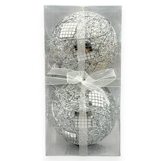 Mirror Mosaic Swirl Christmas 5"