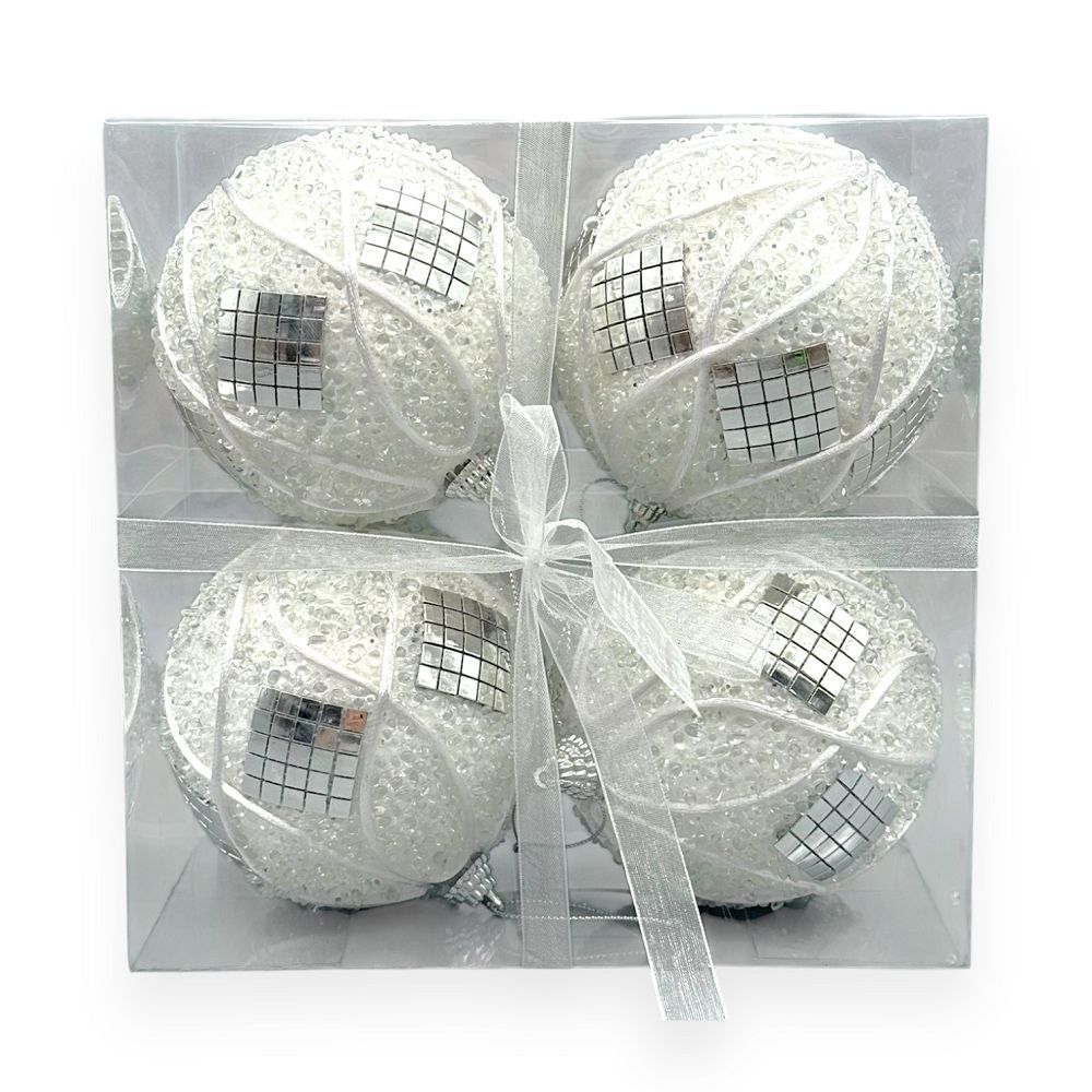 Mirror Mosaic Swirl Christmas 4"