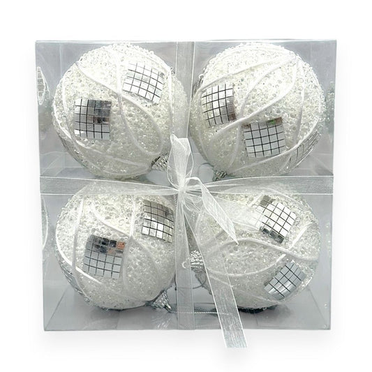 Mirror Mosaic Swirl Christmas 4"