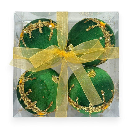 Luxury Velvet Sequin Christmas 4"