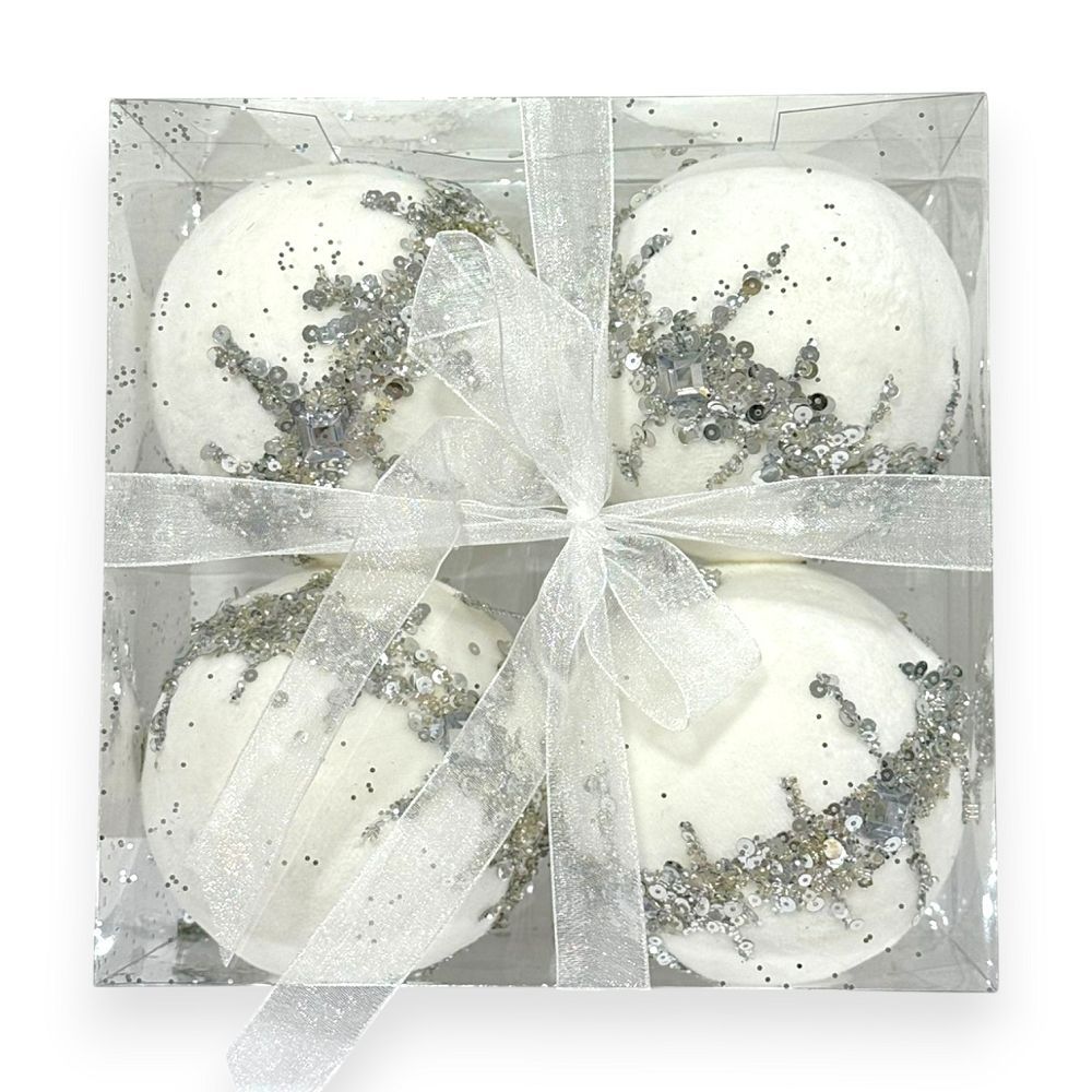 Luxury Velvet Sequin Christmas 4"