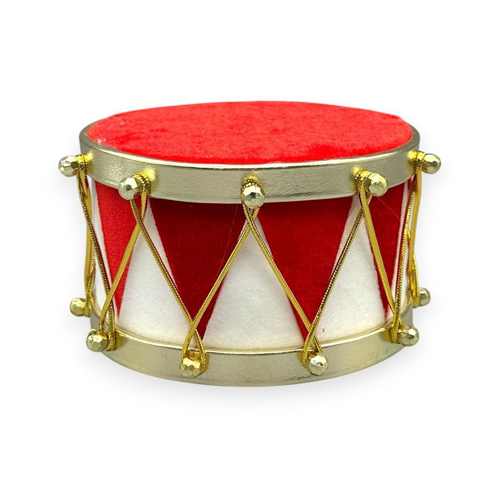 Christmas Drum Red & White