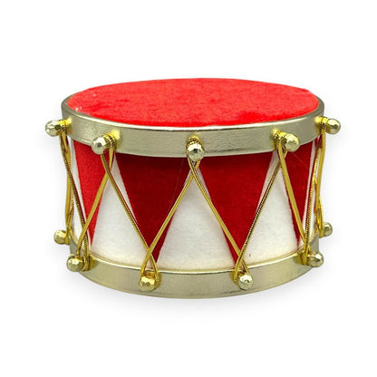 Christmas Drum Red & White