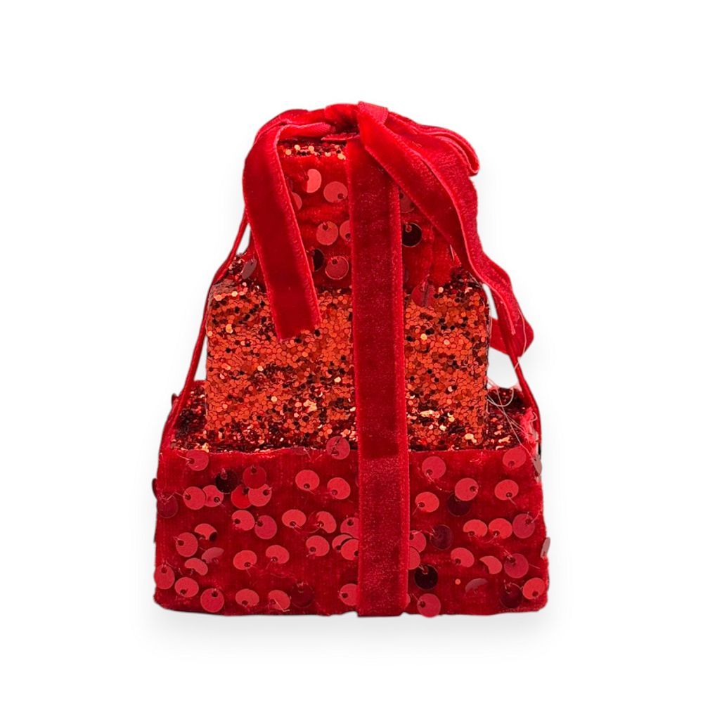 Stacked Sequin Gift Box 3.5"