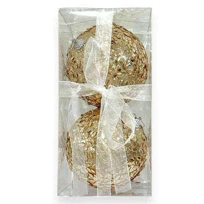 Deluxe Sequin Ornaments 5"