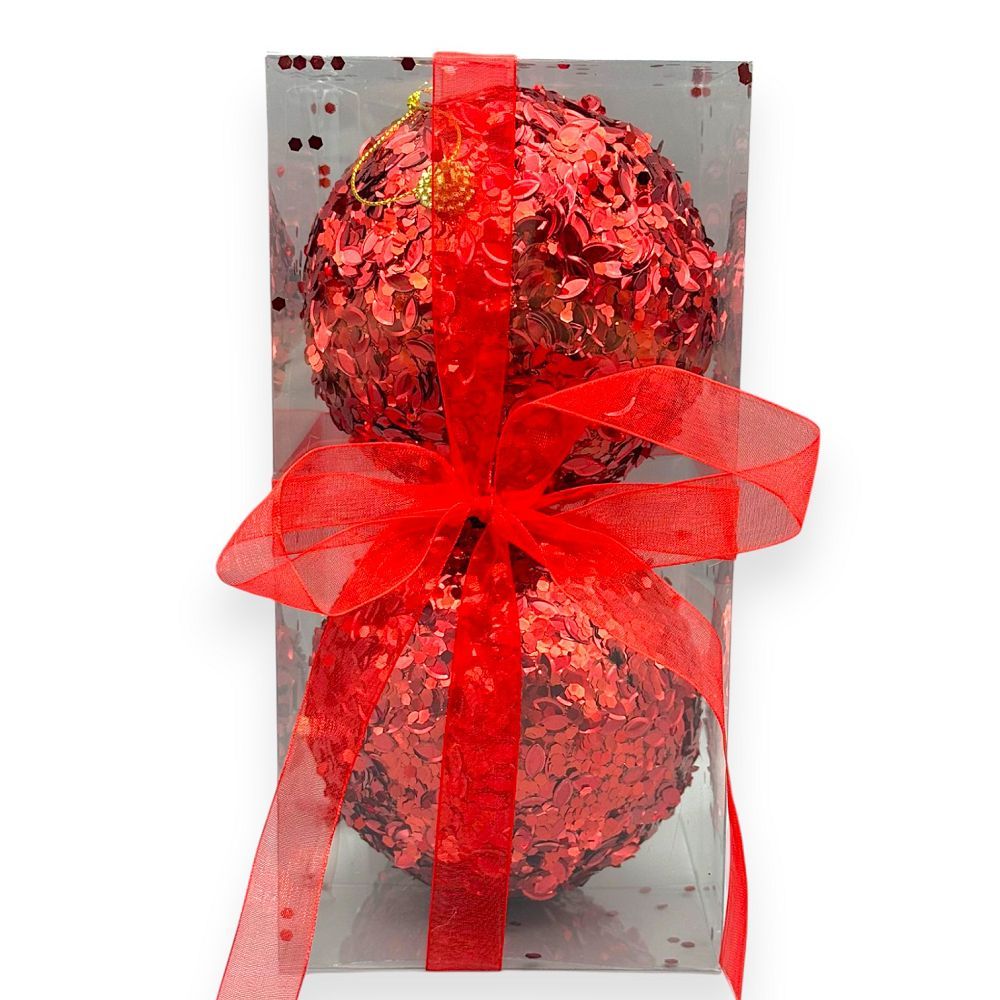 Deluxe Sequin Ornaments 5"