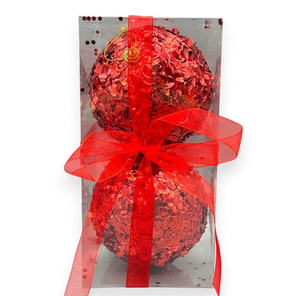 Deluxe Sequin Ornaments 5"