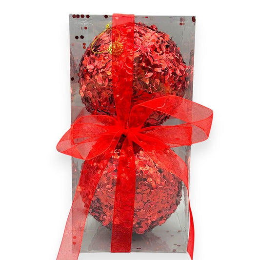 Deluxe Sequin Ornaments 5"