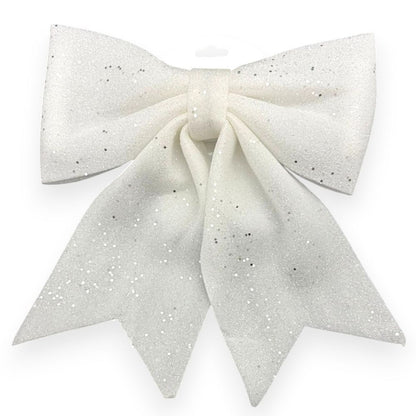 Glitter Christmas Bow 12"x14"