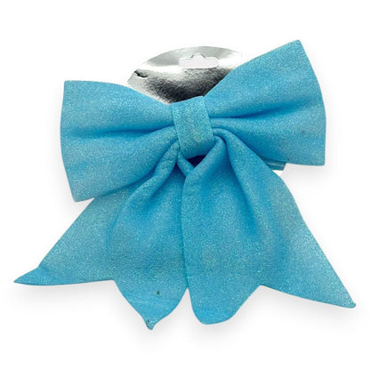 Glitter Christmas Bow 8"x10"