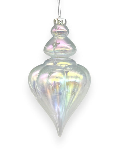 Iridescent  Finial Ornaments 9"